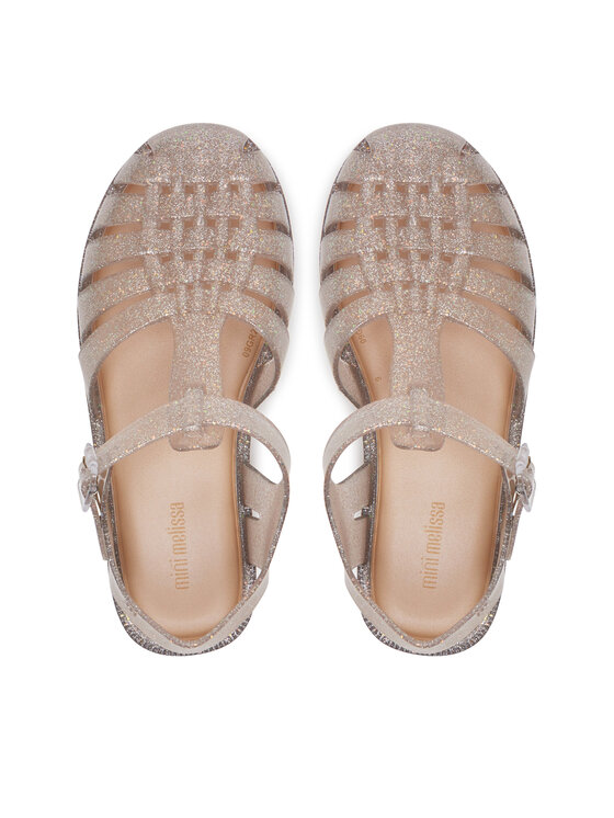Melissa Melissa Sandale Mini Melissa Possession Shiny Inf 33521 Bež