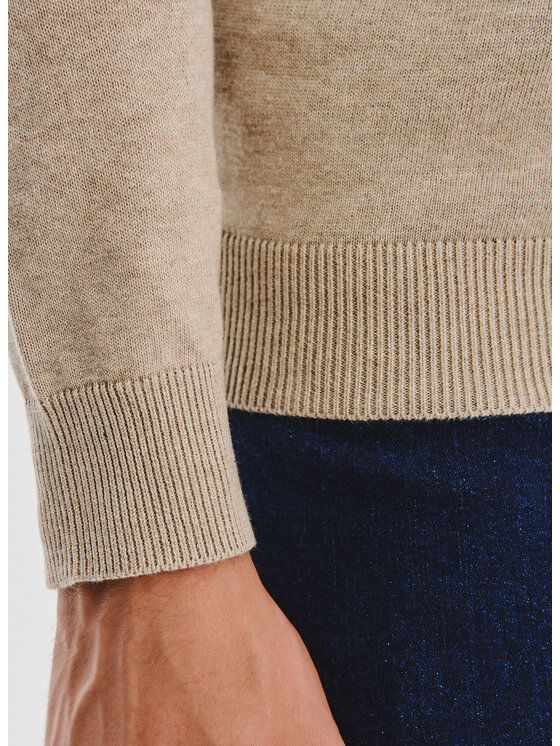 Pako Lorente Pako Lorente Sweter P25WB-2X-027 Beżowy Classic Fit