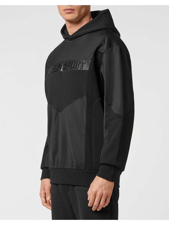 Plein Sport Plein Sport Bluza 1009 Czarny Regular Fit