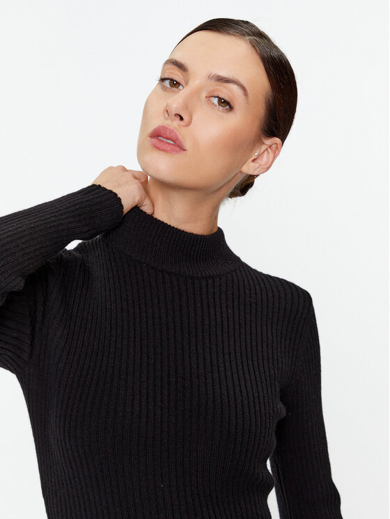 MICHAEL Michael Kors MICHAEL Michael Kors Rochie tricotată MF381U46V1 Negru Slim Fit