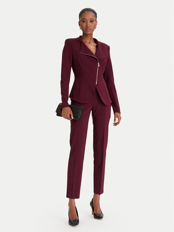 Rinascimento Rinascimento Chino hlače CFC0126225003 Bordo rdeča Slim Fit