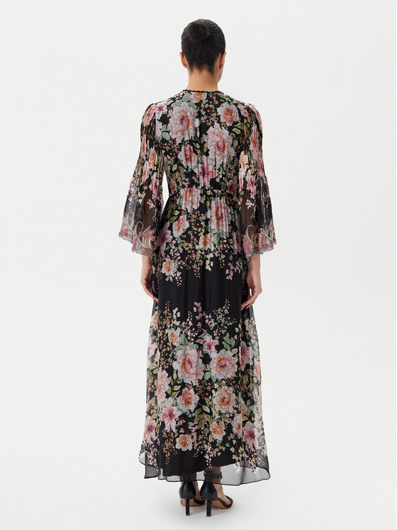 Hale Bob Hale Bob Vasarinė suknelė with silk 4YPR652A Juoda Regular Fit