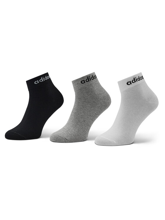 adidas adidas Lühikesed sokid Think Linear Ankle Socks 3 Pairs IC1306 Hall