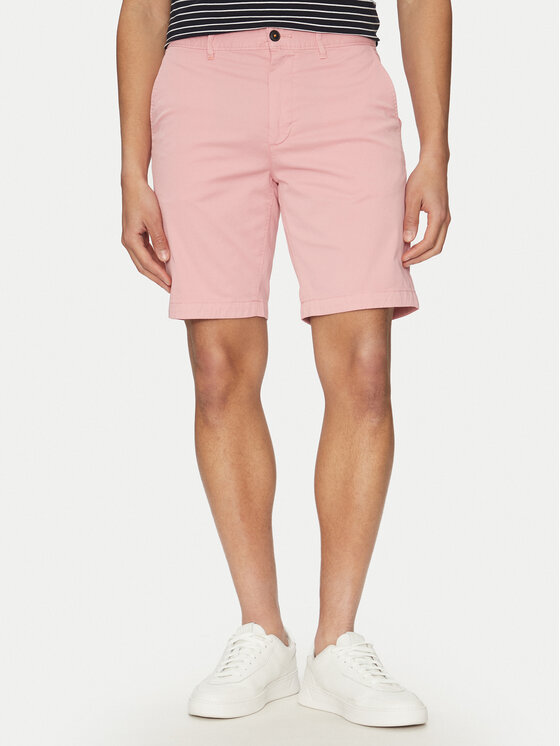 BOSS BOSS Šortky z materiálu 50536723 Růžová Slim Fit