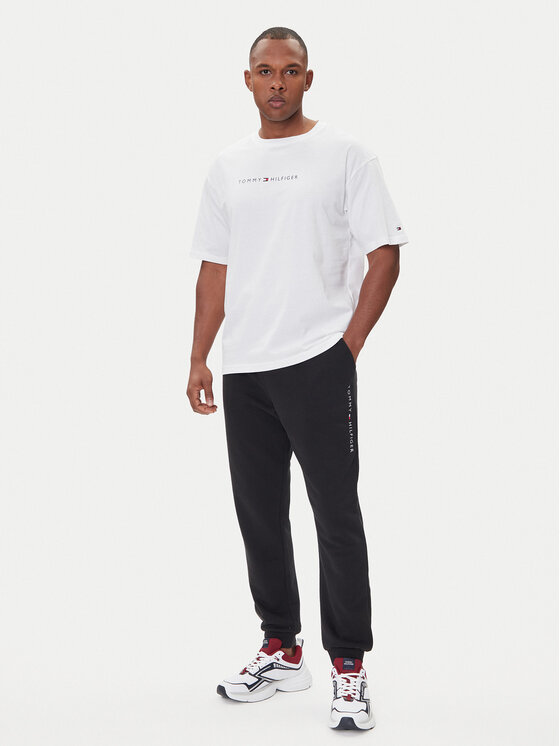 Tommy Hilfiger Tommy Hilfiger T-Shirt UM0UM03685 Bílá Regular Fit