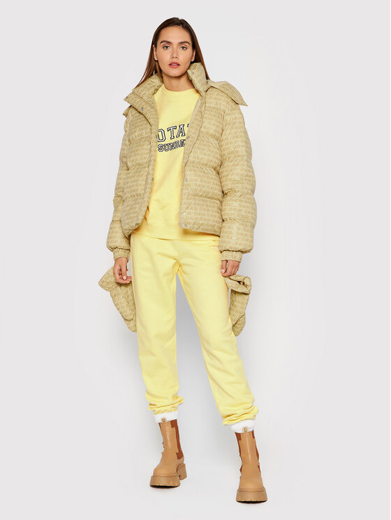 Giubbotto piumino Tina RT785 Beige Oversize