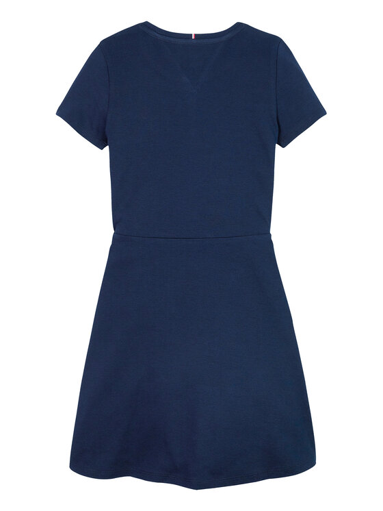 Tommy Hilfiger Tommy Hilfiger Sukienka codzienna Essential KG0KG08487 S Granatowy Regular Fit