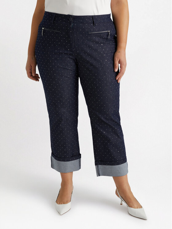 Fiorella Rubino Fiorella Rubino Jeans P593T004870N034 Blu Cropp Fit