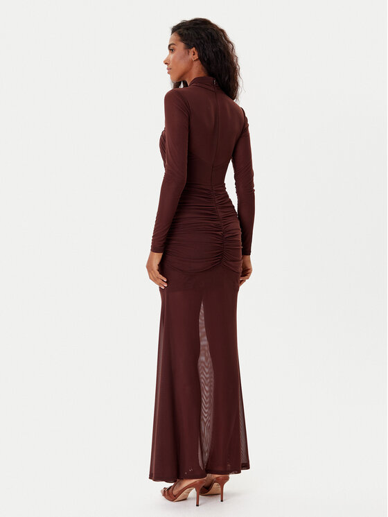 BARDOT BARDOT Вечірня сукня Veria 59987DB Коричневий Regular Fit