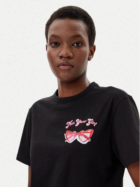 HUGO HUGO T-shirt Damacia_5 50540237 Crna Regular Fit