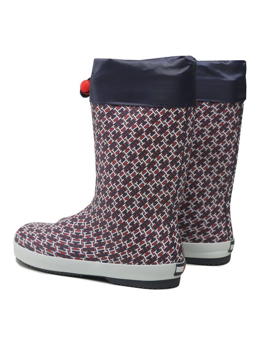 Tommy Hilfiger Tommy Hilfiger Guminiai batai Rain Boot T3A6-32432-1516X S Vyšninė