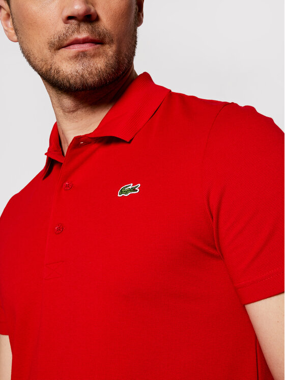 Lacoste Lacoste Polo DH2881 Czerwony Regular Fit
