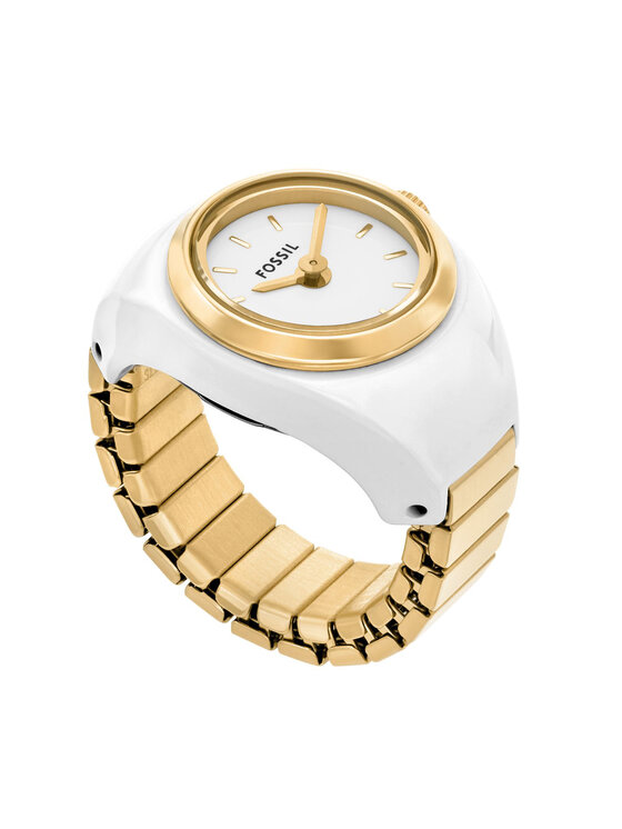 Fossil Fossil Käekell Watch Ring ES5412 Valge