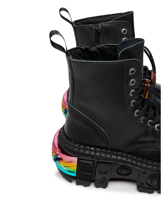 NEW ROCK NEW ROCK Bocanci M-WALL083CCT-S8 Negru