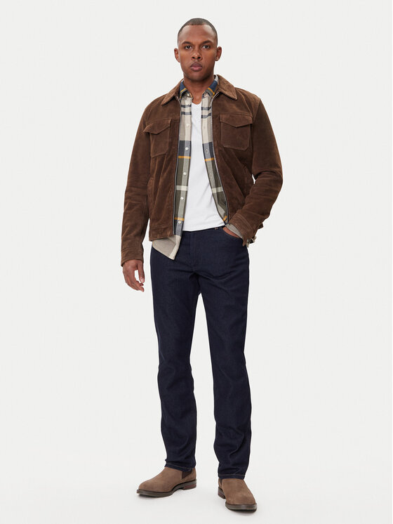 Wrangler Wrangler Дънки Greensboro 112362557 Тъмносин Straight Leg