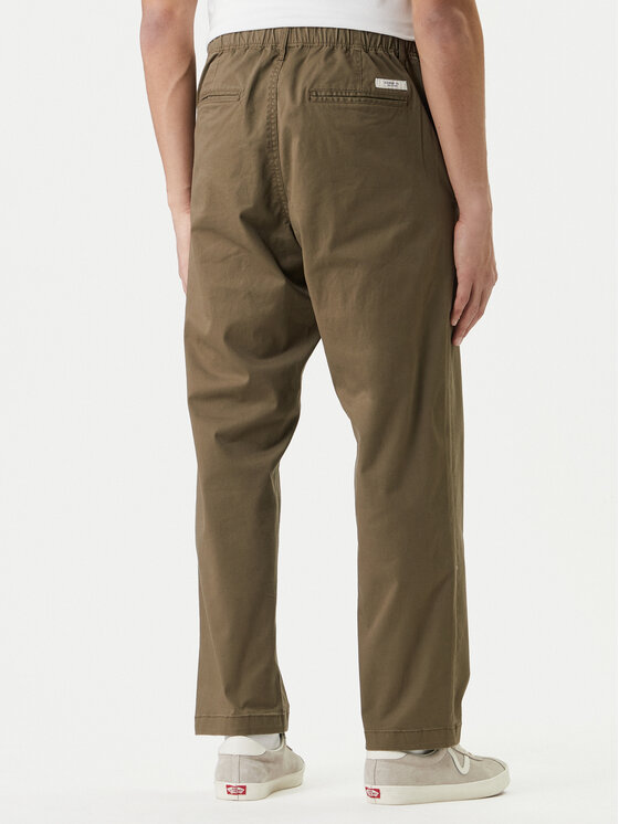 Element Element Чино панталони Regular Comfort Twill ELYNP00190 Каки Regular Fit