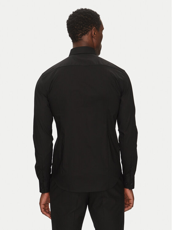 HUGO HUGO Сорочка Ermo 50539307 Чорний Slim Fit