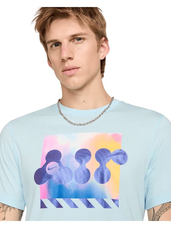 Nike Nike T-Shirt U NSW TEE OC COSMIC YTH HJ0590-474 Niebieski Regular Fit