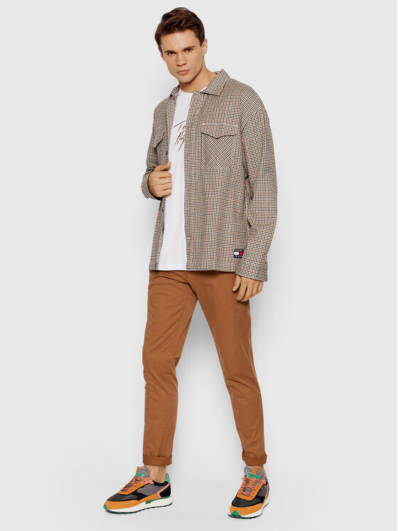 Tommy Jeans Chinos Tjm Scanton DM0DM09595 Braun Slim Fit • Modivo.de