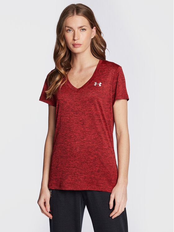 Under Armour Športna majica Ua Tech™ Twist 1258568 Rdeča Regular Fit