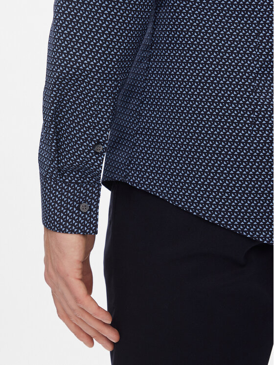 Calvin Klein Calvin Klein Koszula K10K112311 Granatowy Slim Fit