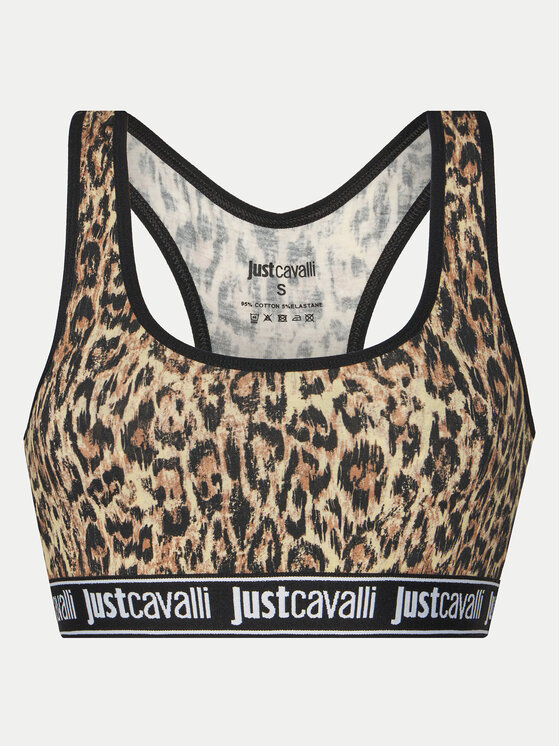 Top-BH Just Cavalli, Größe L Braun 78PAJU02 CJUT3