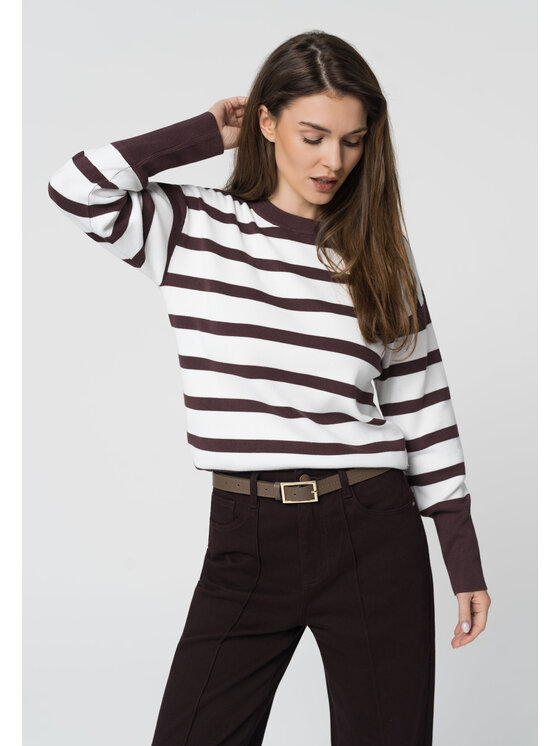 Volcano Volcano Sweter s-zita Biały Regular Fit