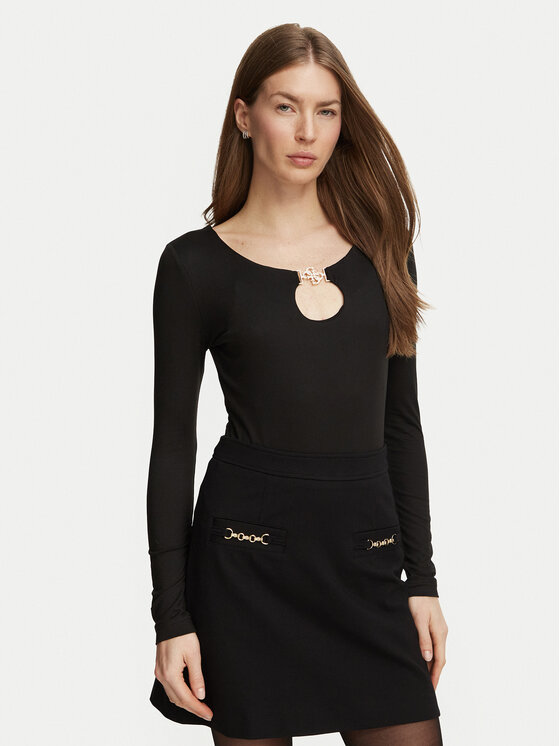 Guess Guess Blusa W6BP27 K6288 Nero Slim Fit