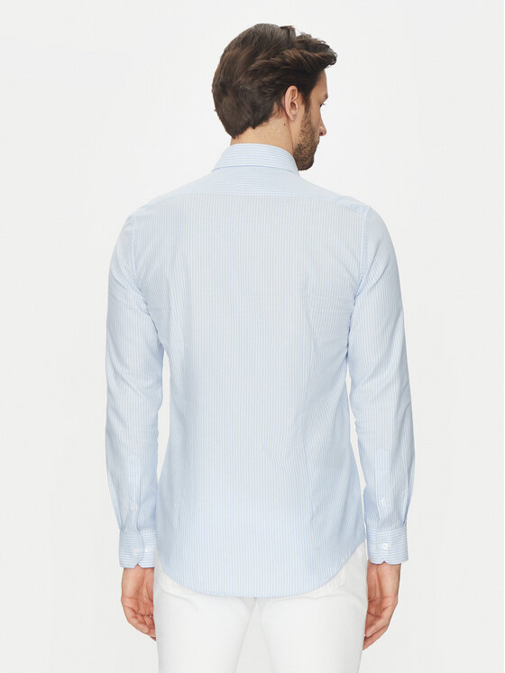 Michael Kors Michael Kors Koszula MK0DS01408 Błękitny Slim Fit