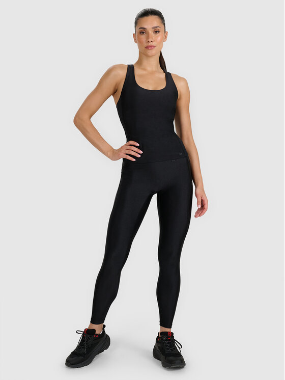 4F 4F Legginsy TRAINING Czarny Slim Fit