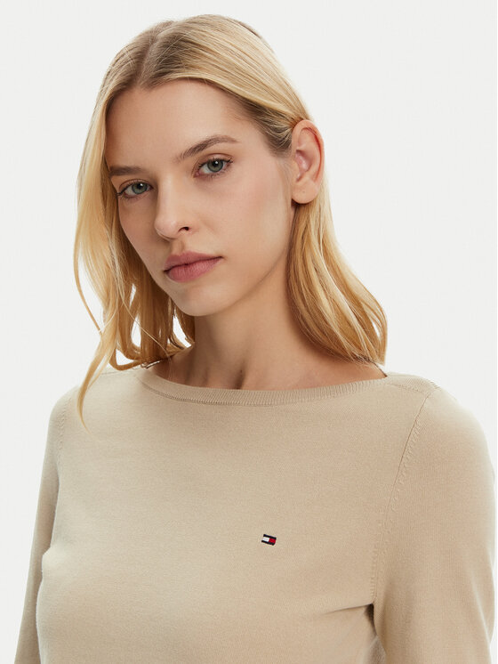 Tommy Hilfiger Tommy Hilfiger Pullover WW0WW40099 Beige Regular Fit