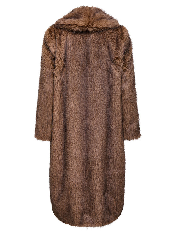 ONLY ONLY Pelliccia Dawn 15352794 Marrone Regular Fit