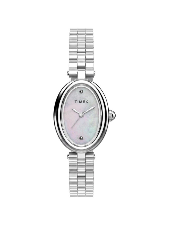 Timex Timex Zegarek TW2Y86000 Srebrny