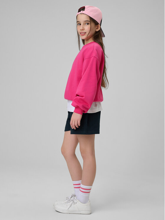 4F 4F Szorty sportowe BASIC+ Granatowy Oversize