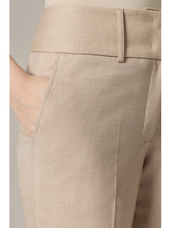 Lancerto Lancerto Spodnie materiałowe Magione SP131126000006 Beżowy Regular Fit
