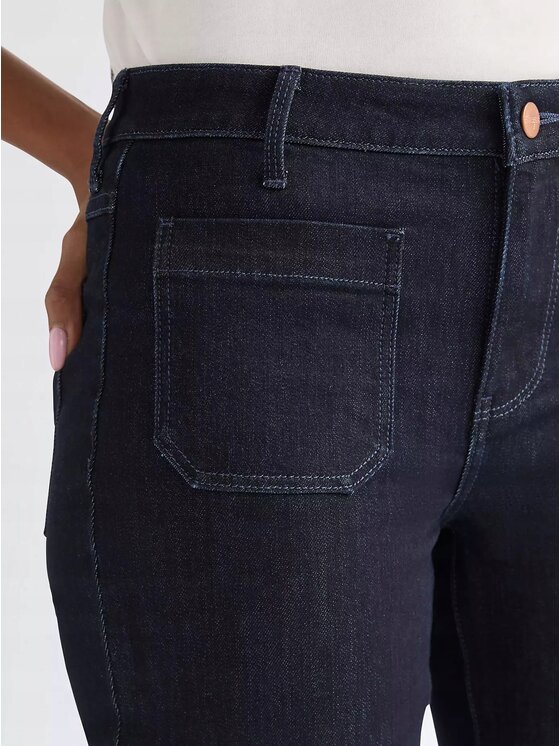 Wrangler Wrangler Jeansy Flare 623 Niebieski Flare Fit