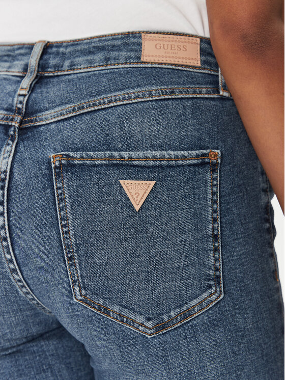 Guess Guess Blugi WBGA08 D4LT0 Albastru Straight Fit