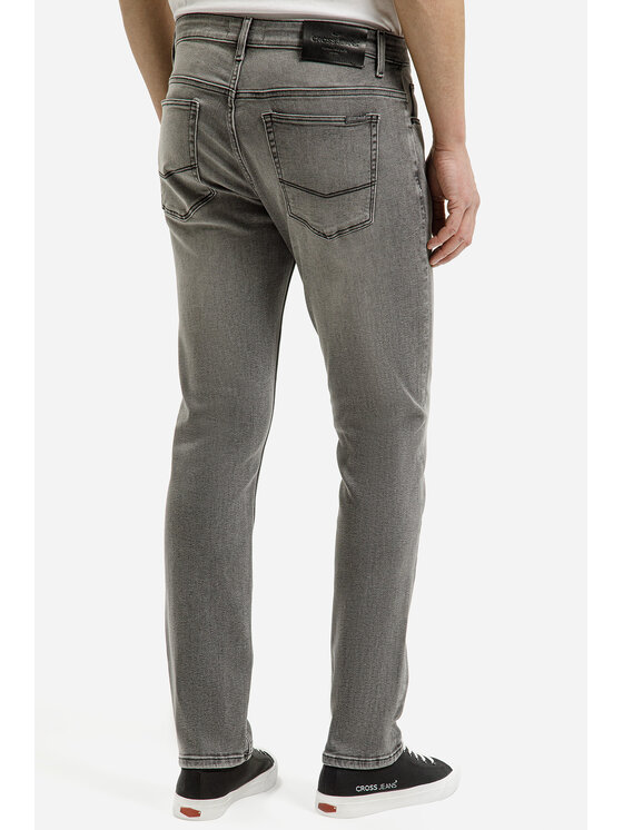 Cross Jeans Cross Jeans Jeansy E 169-125 Szary Slim Leg