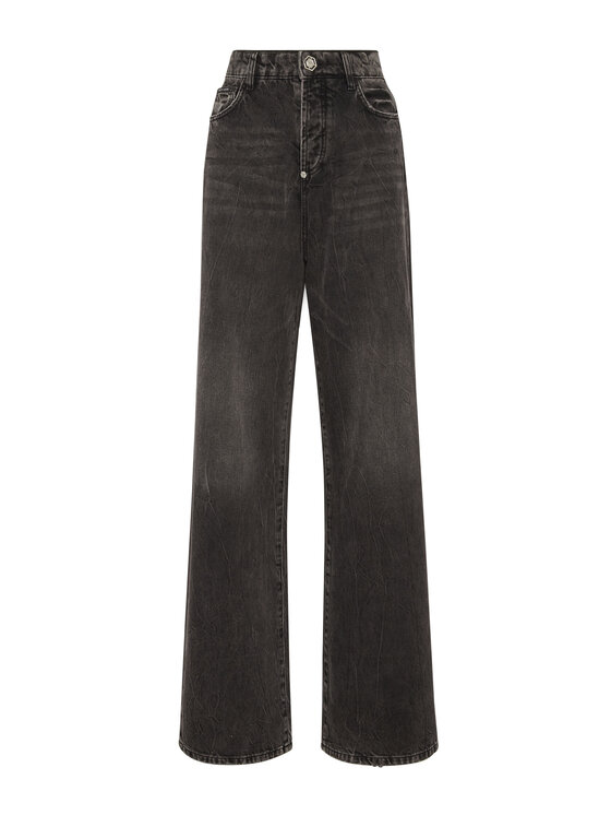 PHILIPP PLEIN PHILIPP PLEIN Jeansy 24461 Szary Skater Fit
