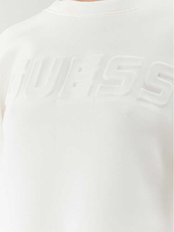 Guess Guess Majica dugih rukava Cindra V3BQ15 K7UW2 Bijela Regular Fit