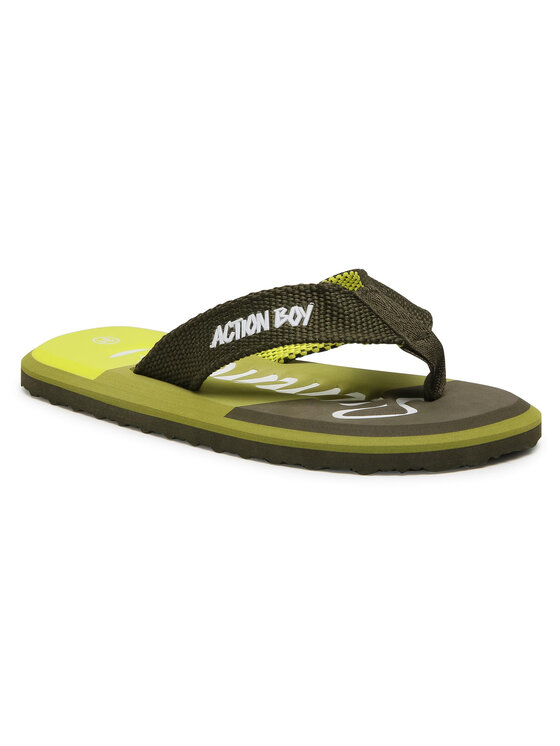 Action Boy Action Boy Šlepetės per pirštą 808084B Žalia