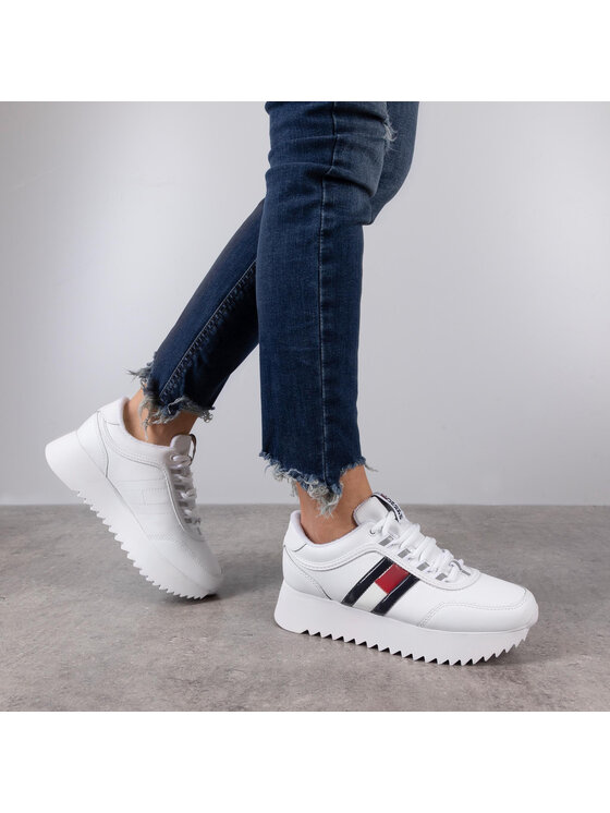 high cleated tommy jeans sneaker