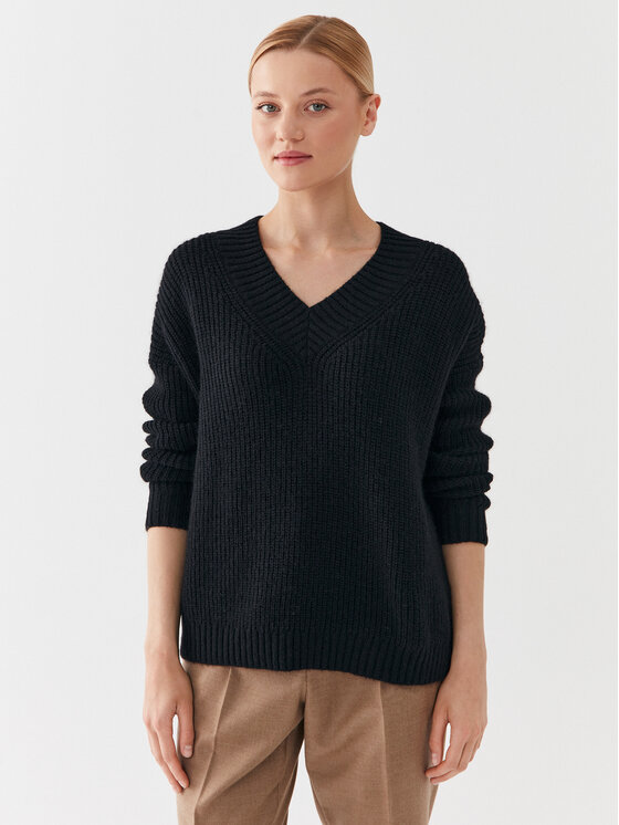 Weekend Max Mara Weekend Max Mara Džemperis Viaggio 23536621 Melns Regular Fit