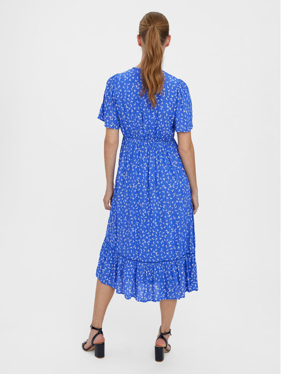 Vero Moda Vero Moda Vsakodnevna obleka Tirza 10268776 Modra Regular Fit