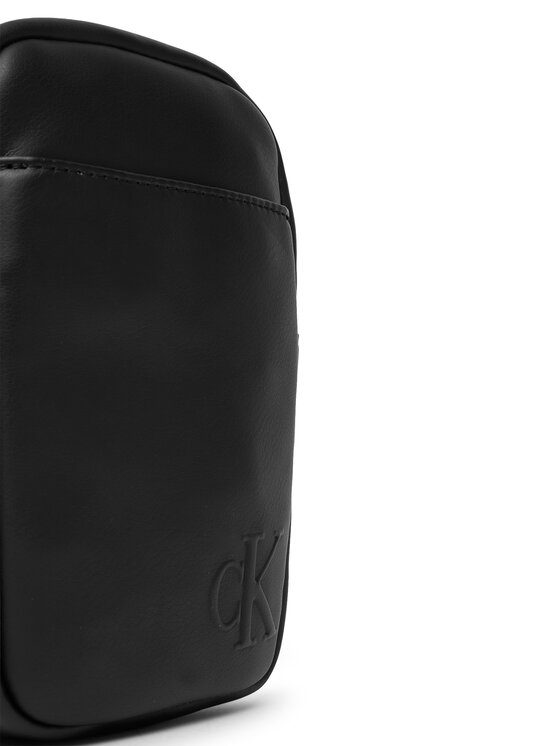 Calvin Klein Calvin Klein Geantă crossover Bold Ck Slim Reporter LV04D3279G Negru