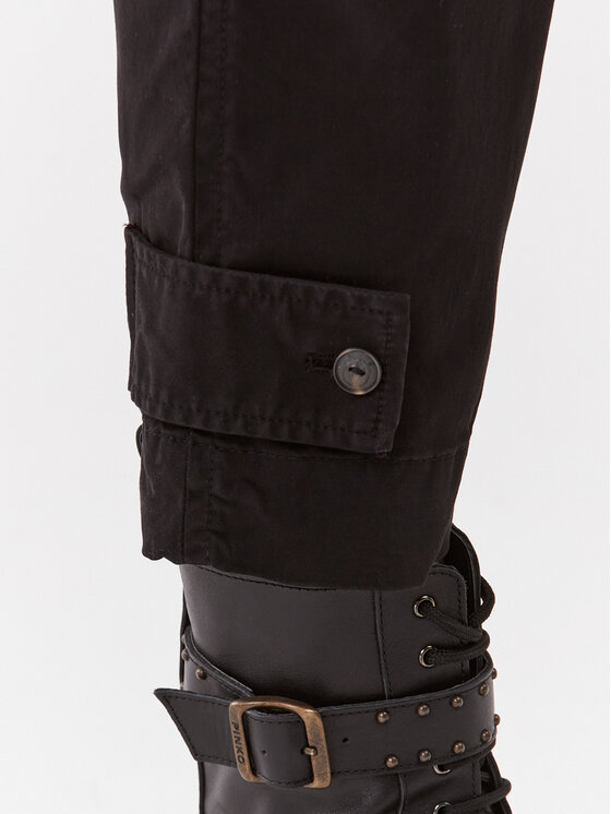 PINKO Pinko Текстилни панталони Globo 102042 A15L Черен Regular Fit