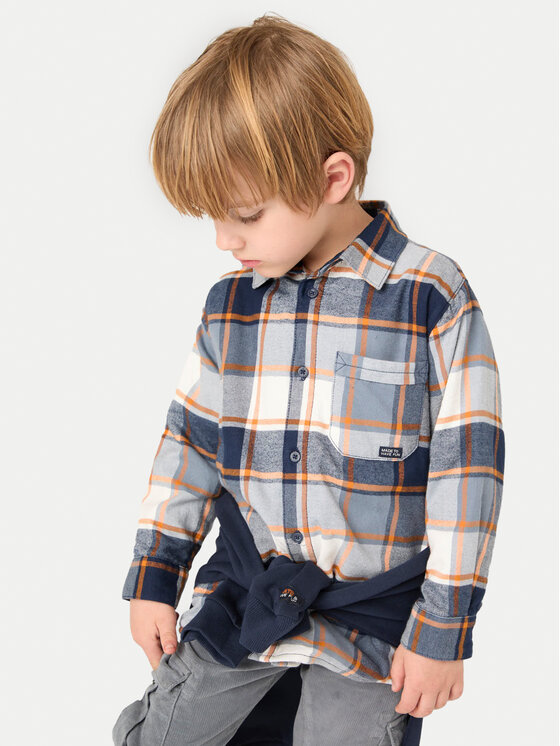 Mayoral Košeľa 4107 Sivá Regular Fit