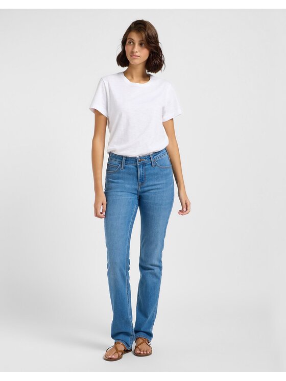 Lee Lee Jeans MARION STRAIGHT Blu Straight Leg