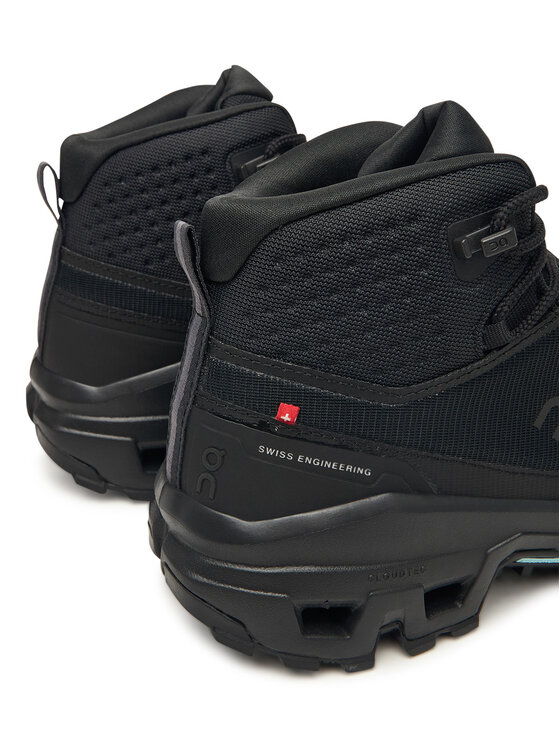 On On Trekkingschuhe Cloudrock Mid Wp 3WF10131043 Schwarz