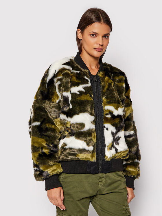 Alpha Industries Alpha Industries Μπόμπερ μπουφάν MA-1 128002 Μαύρο Regular Fit
